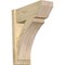 Ekena Millwork Thorton Slat Rough Sawn Outlooker, Douglas Fir, 8"W x 20"D x 24"H OUT08X20X24THR06RDF - alternate 1